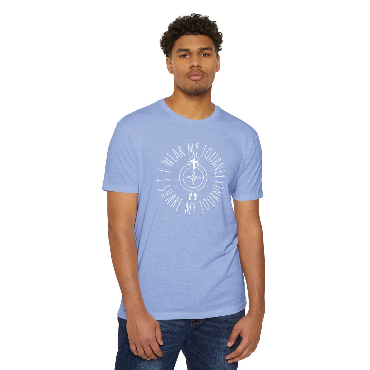 Wear My Journey – Men’s/Unisex Faith Statement Tee – Comfortable and Stylish, Casual Wear, Christian Apparel, Great for Gifts and Celebrations