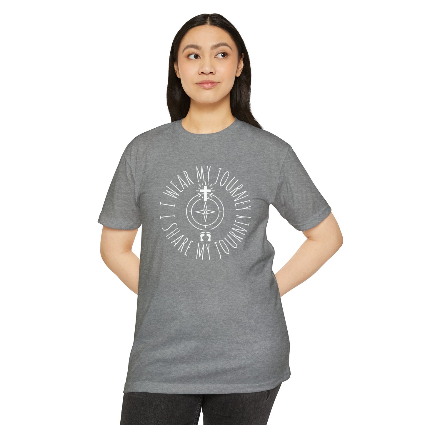 Wear My Journey – Men’s/Unisex Faith Statement Tee – Comfortable and Stylish, Casual Wear, Christian Apparel, Great for Gifts and Celebrations