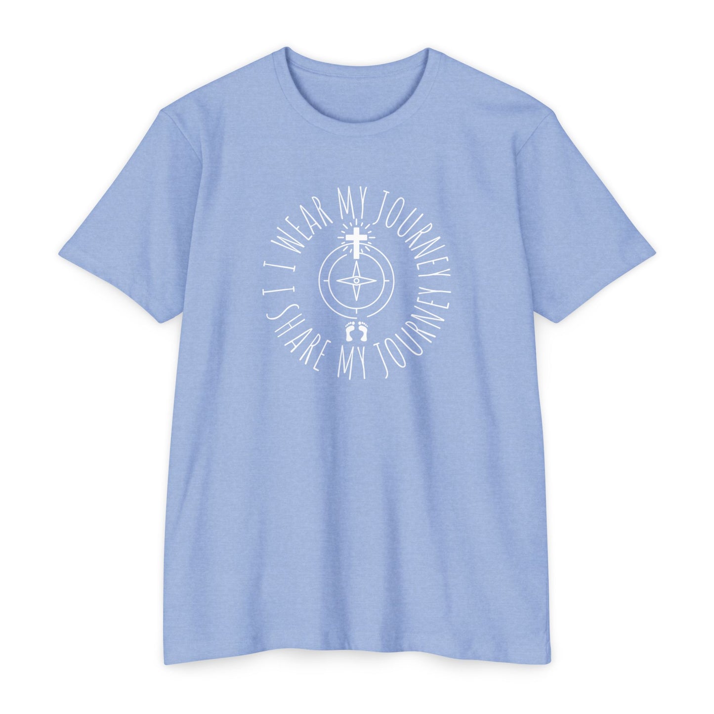 Wear My Journey – Men’s/Unisex Faith Statement Tee – Comfortable and Stylish, Casual Wear, Christian Apparel, Great for Gifts and Celebrations