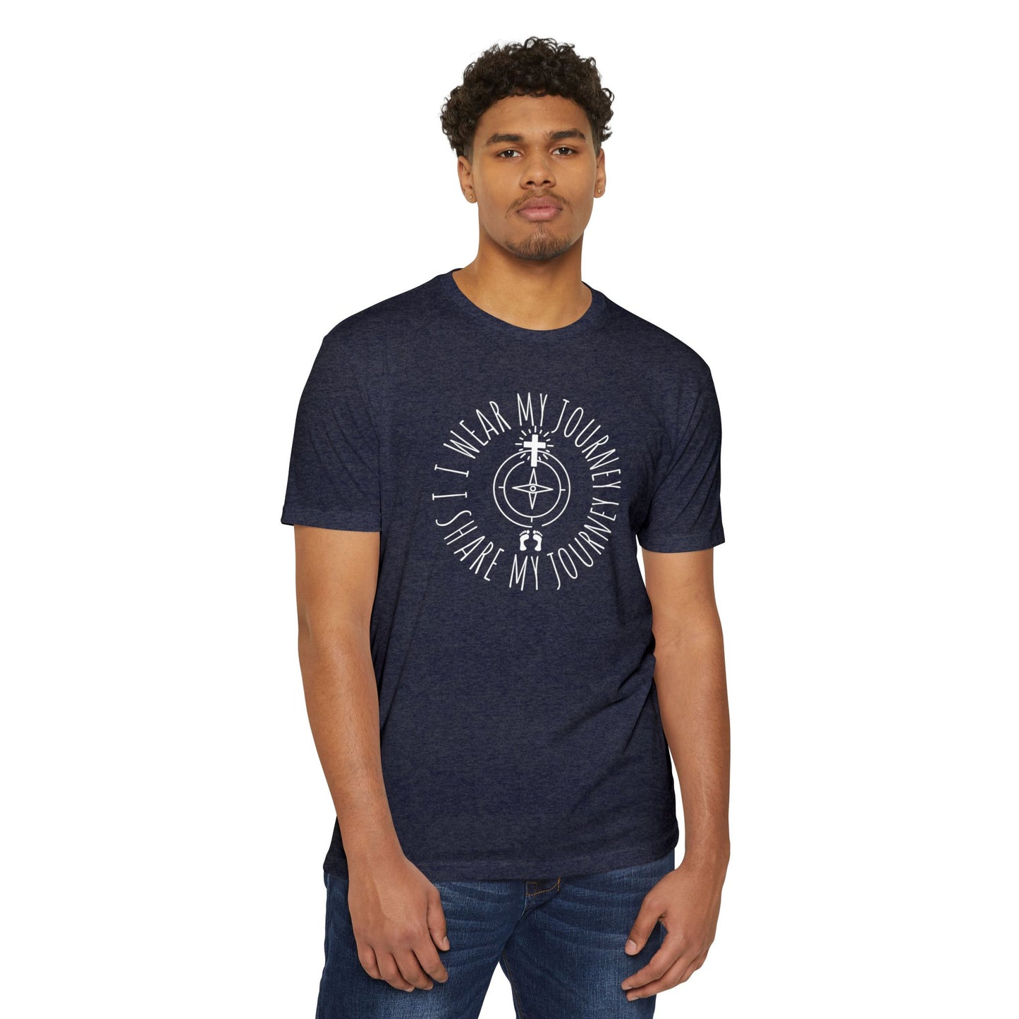 Wear My Journey – Men’s/Unisex Faith Statement Tee – Comfortable and Stylish, Casual Wear, Christian Apparel, Great for Gifts and Celebrations