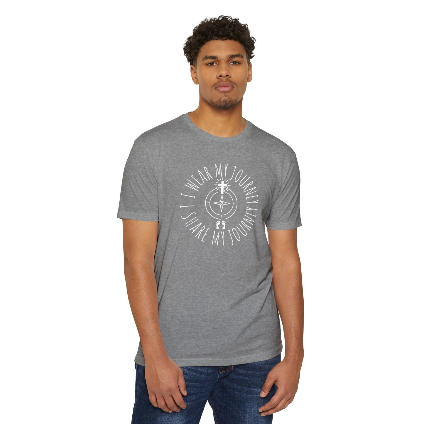 Wear My Journey – Men’s/Unisex Faith Statement Tee – Comfortable and Stylish, Casual Wear, Christian Apparel, Great for Gifts and Celebrations