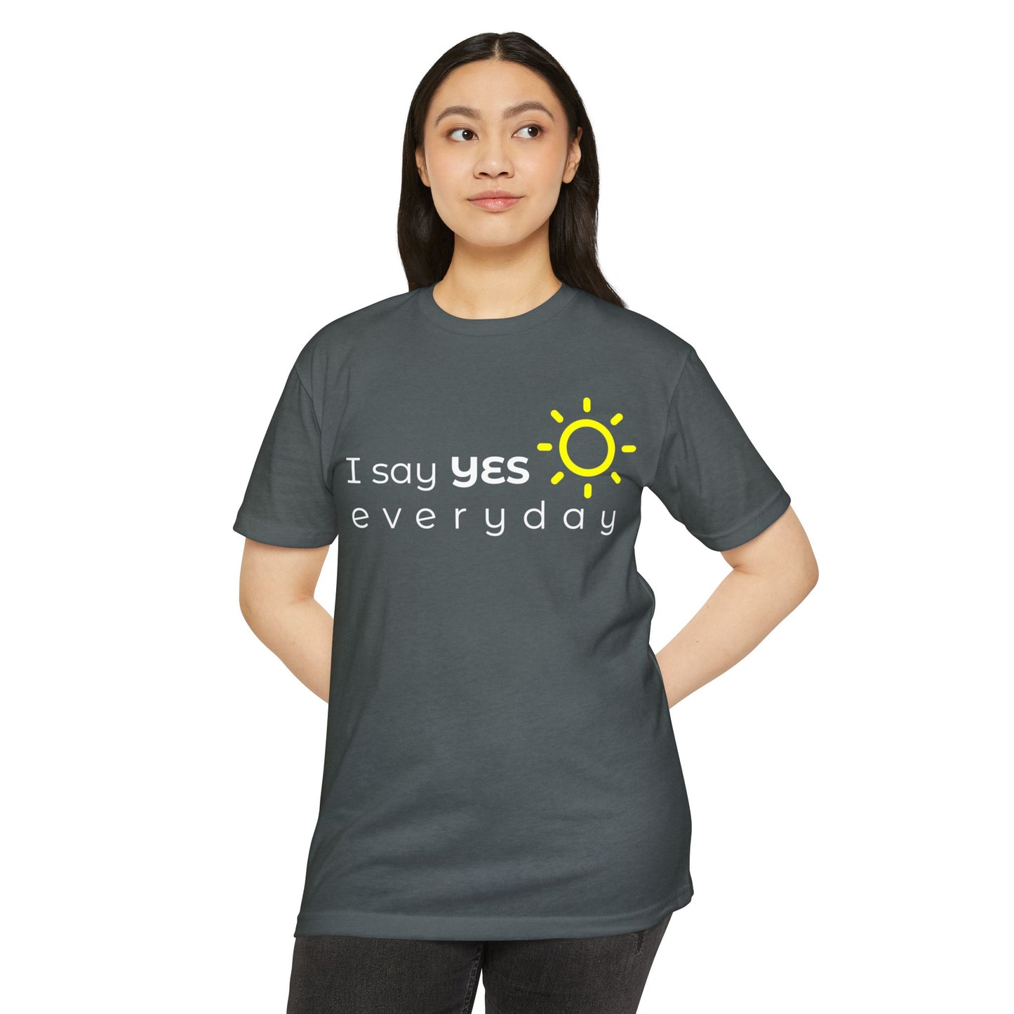 I Say Yes Everyday – Men’s/Unisex Premium Faith Tee – Faith in Motion - Comfortable and Stylish, Casual Wear, Christian Apparel, Great for Gifts and Celebrations