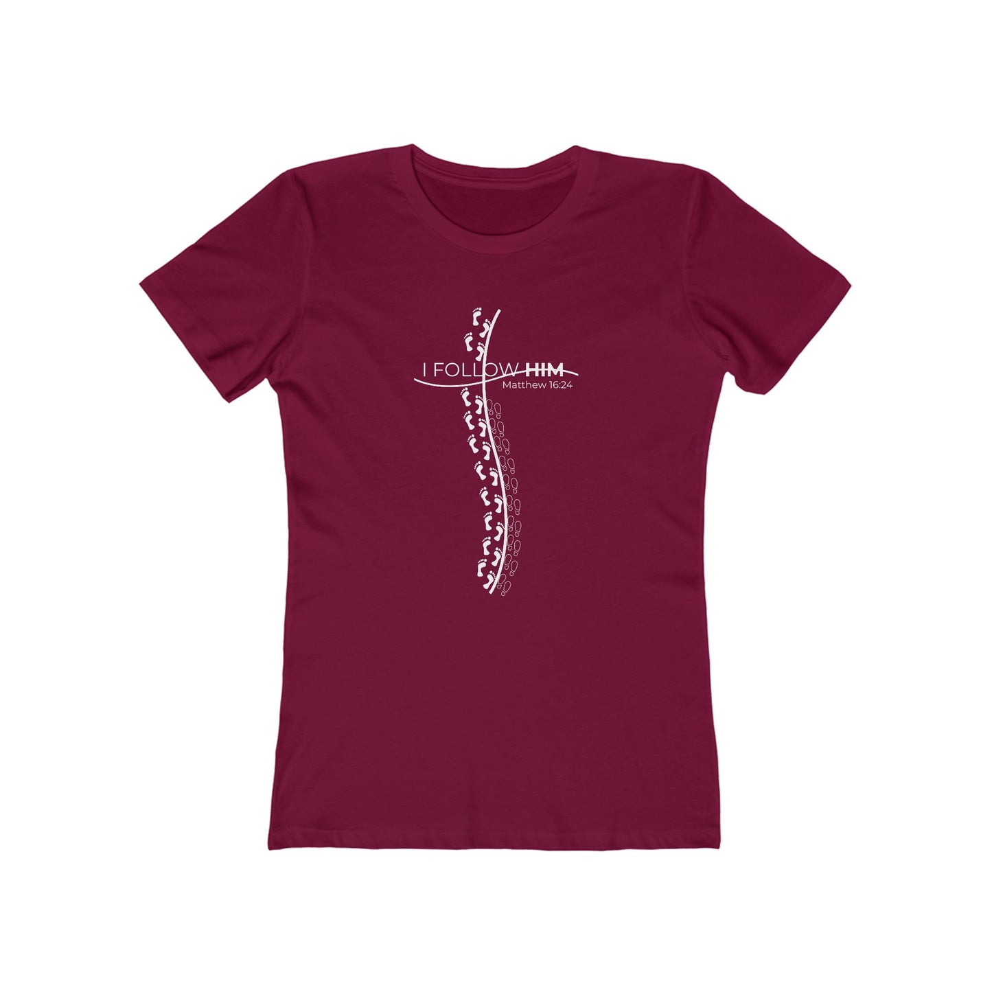 Women’s “I Follow Him” Journey Tee – Faith in Motion