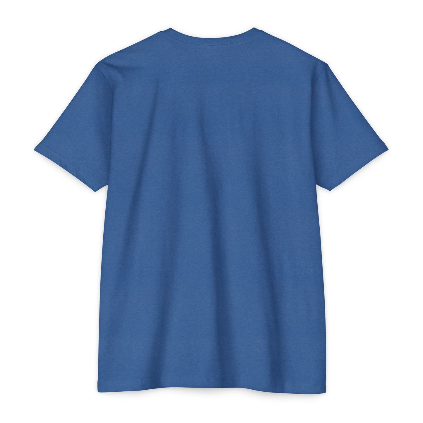 "I Follow Him" Unisex CVC Crew Tee – Faith in Motion Unisex - Comfortable and Stylish, Casual Wear, Christian Apparel, Great for Gifts and Celebrations