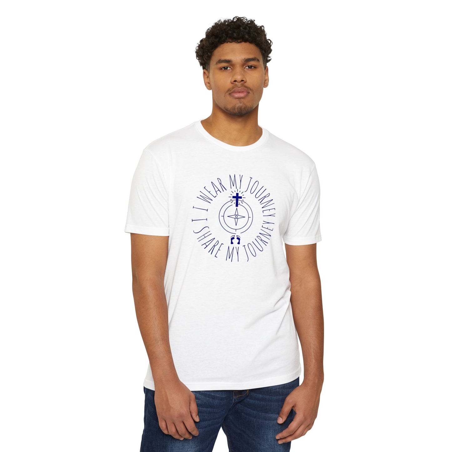 Wear My Journey – Men’s/Unisex Faith Statement Tee – Comfortable and Stylish, Casual Wear, Christian Apparel, Great for Gifts and Celebrations