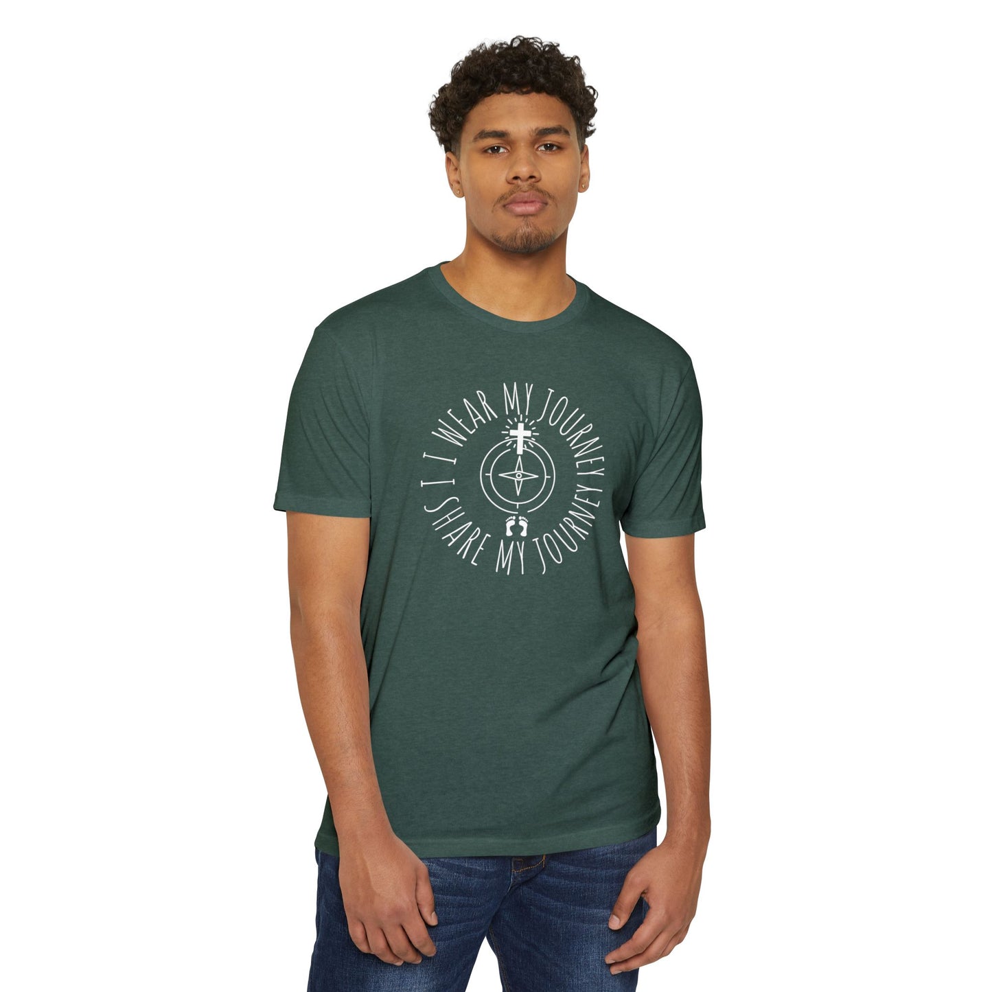 Wear My Journey – Men’s/Unisex Faith Statement Tee – Comfortable and Stylish, Casual Wear, Christian Apparel, Great for Gifts and Celebrations