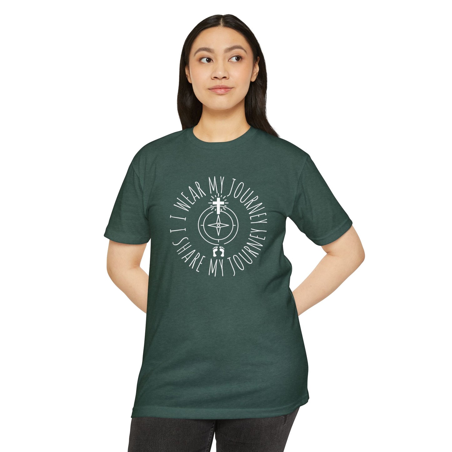 Wear My Journey – Men’s/Unisex Faith Statement Tee – Comfortable and Stylish, Casual Wear, Christian Apparel, Great for Gifts and Celebrations