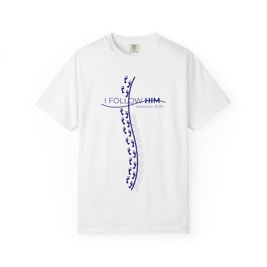 "I Follow Him" Comfort Colors Heavyweight Tee – Unisex (12 Colors)