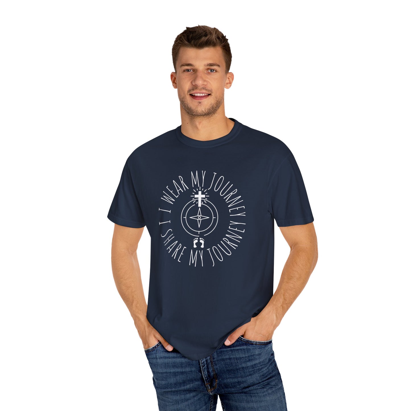 "Share My Journey" Unisex Tee – Purpose in Every Step