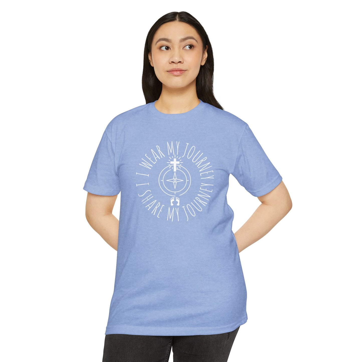 Wear My Journey – Men’s/Unisex Faith Statement Tee – Comfortable and Stylish, Casual Wear, Christian Apparel, Great for Gifts and Celebrations