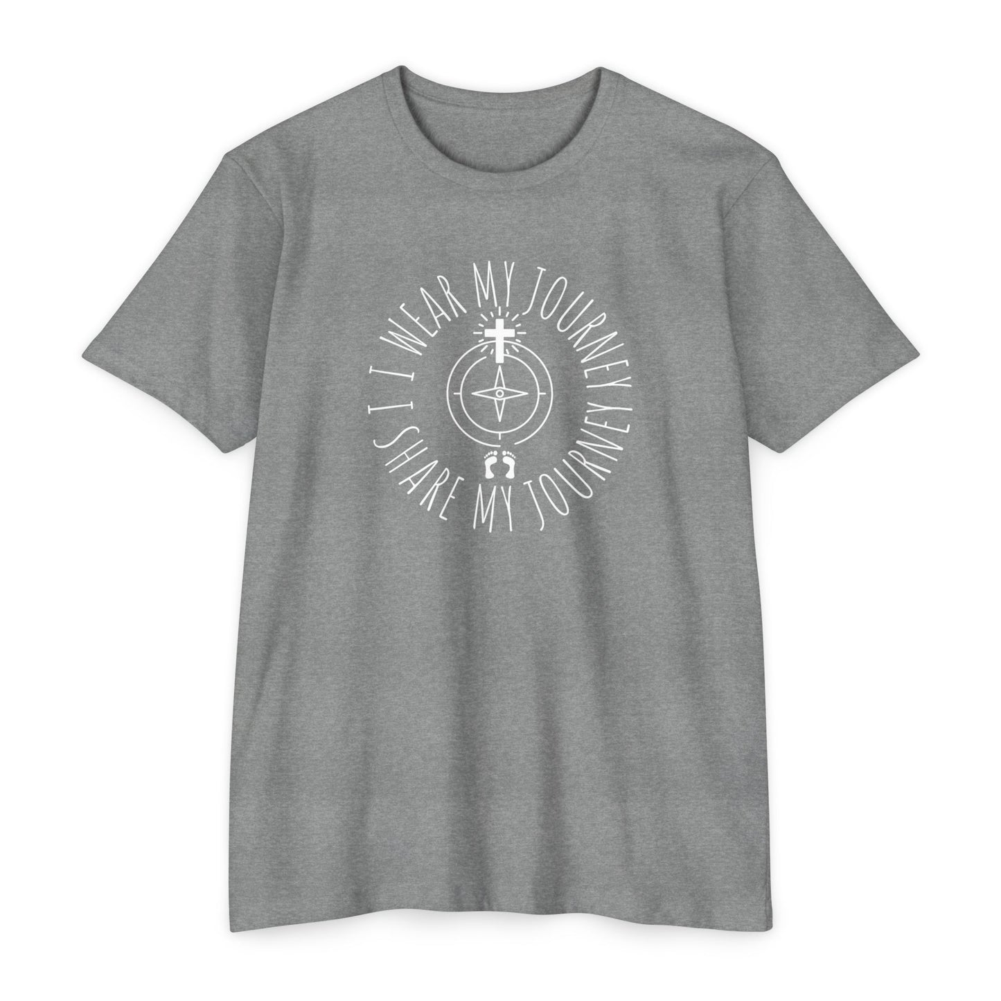 Wear My Journey – Men’s/Unisex Faith Statement Tee – Comfortable and Stylish, Casual Wear, Christian Apparel, Great for Gifts and Celebrations