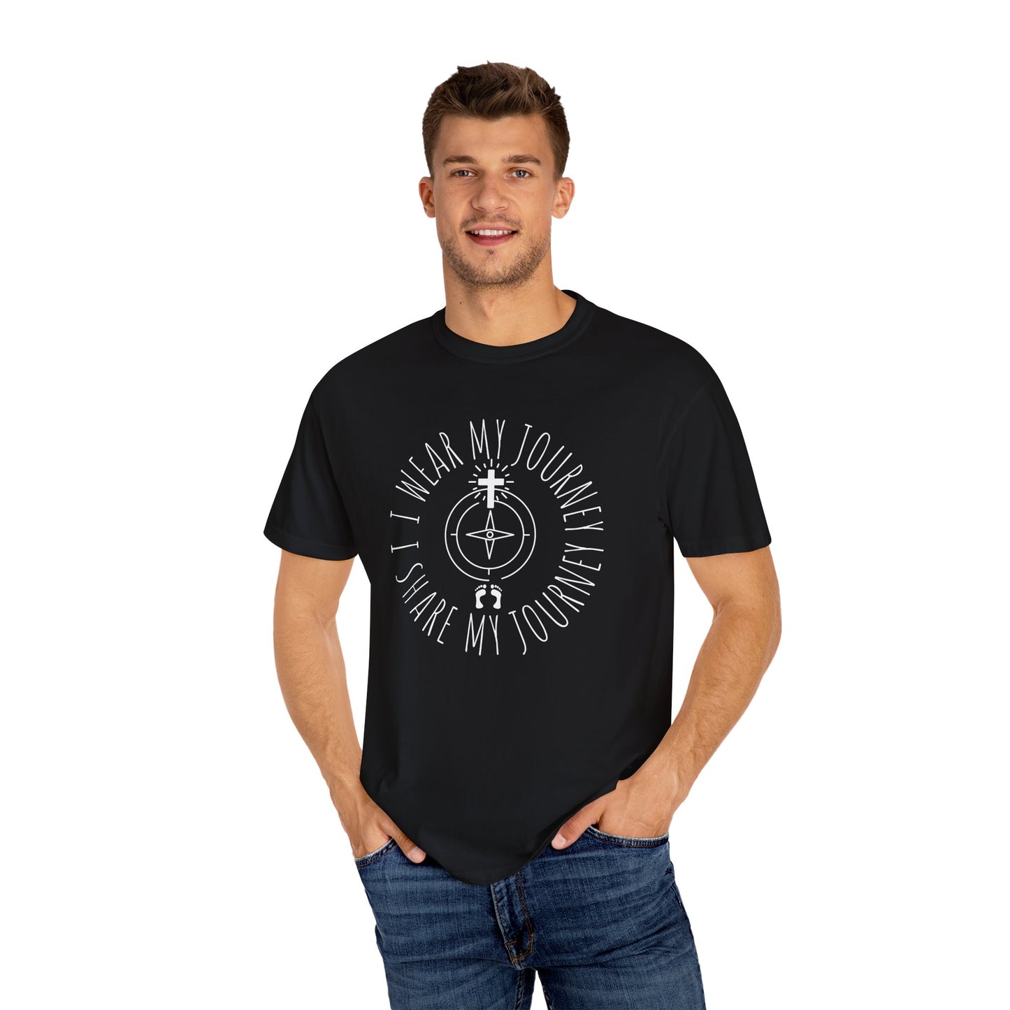 "Share My Journey" Unisex Tee – Purpose in Every Step