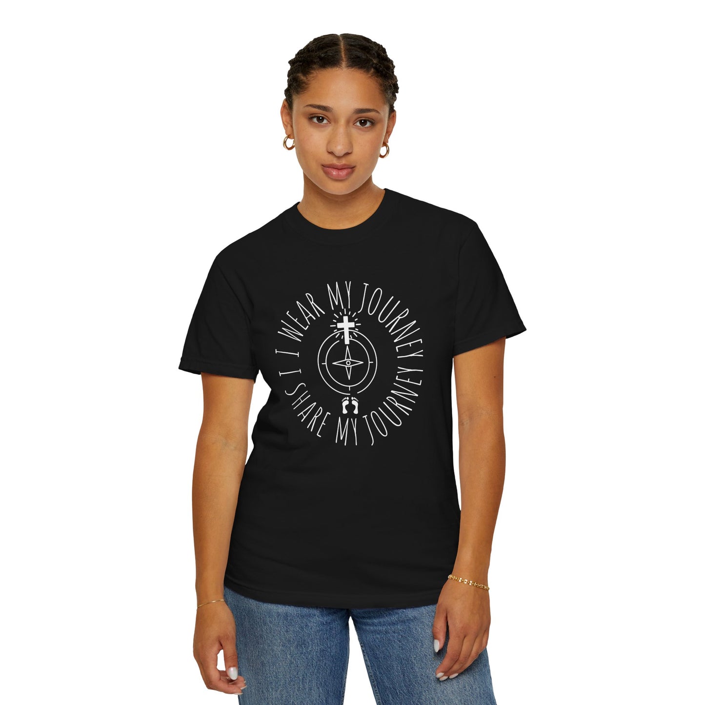 "Share My Journey" Unisex Tee – Purpose in Every Step
