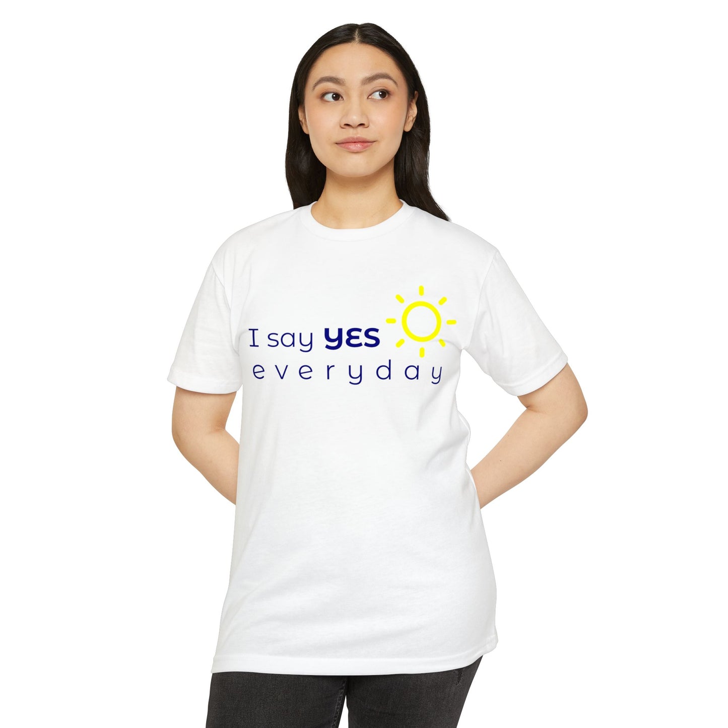 I Say Yes Everyday – Men’s/Unisex Premium Faith Tee – Faith in Motion - Comfortable and Stylish, Casual Wear, Christian Apparel, Great for Gifts and Celebrations