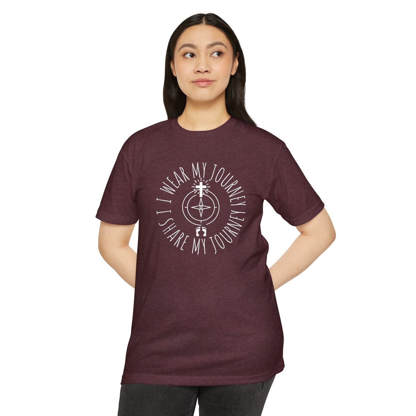 Wear My Journey – Men’s/Unisex Faith Statement Tee – Comfortable and Stylish, Casual Wear, Christian Apparel, Great for Gifts and Celebrations