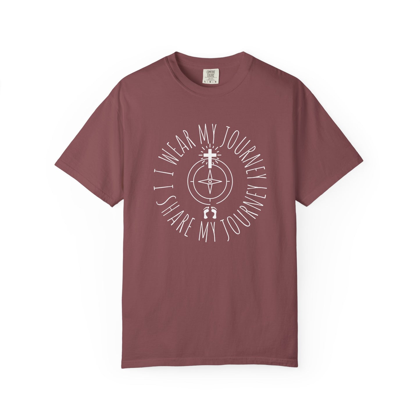 "Share My Journey" Unisex Tee – Purpose in Every Step