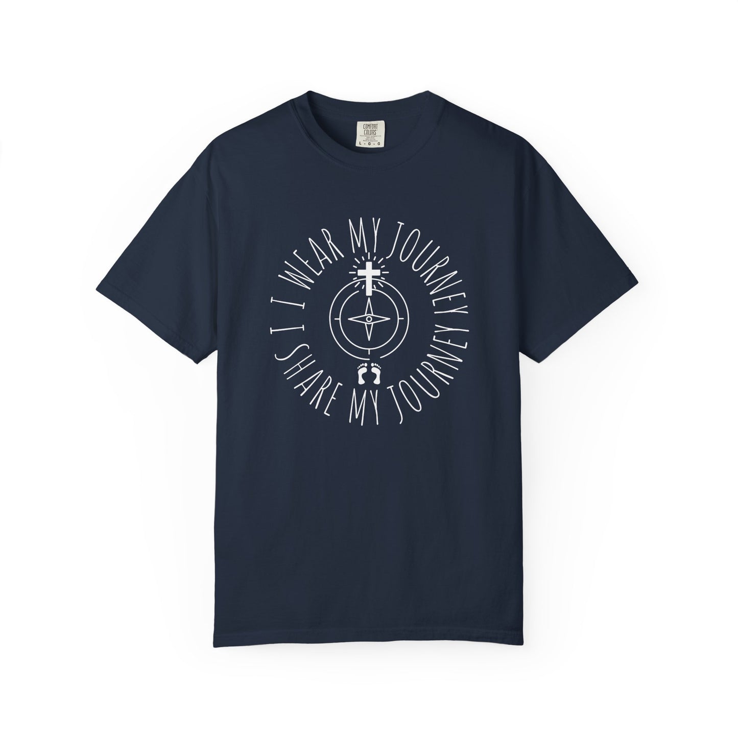 "Share My Journey" Unisex Tee – Purpose in Every Step