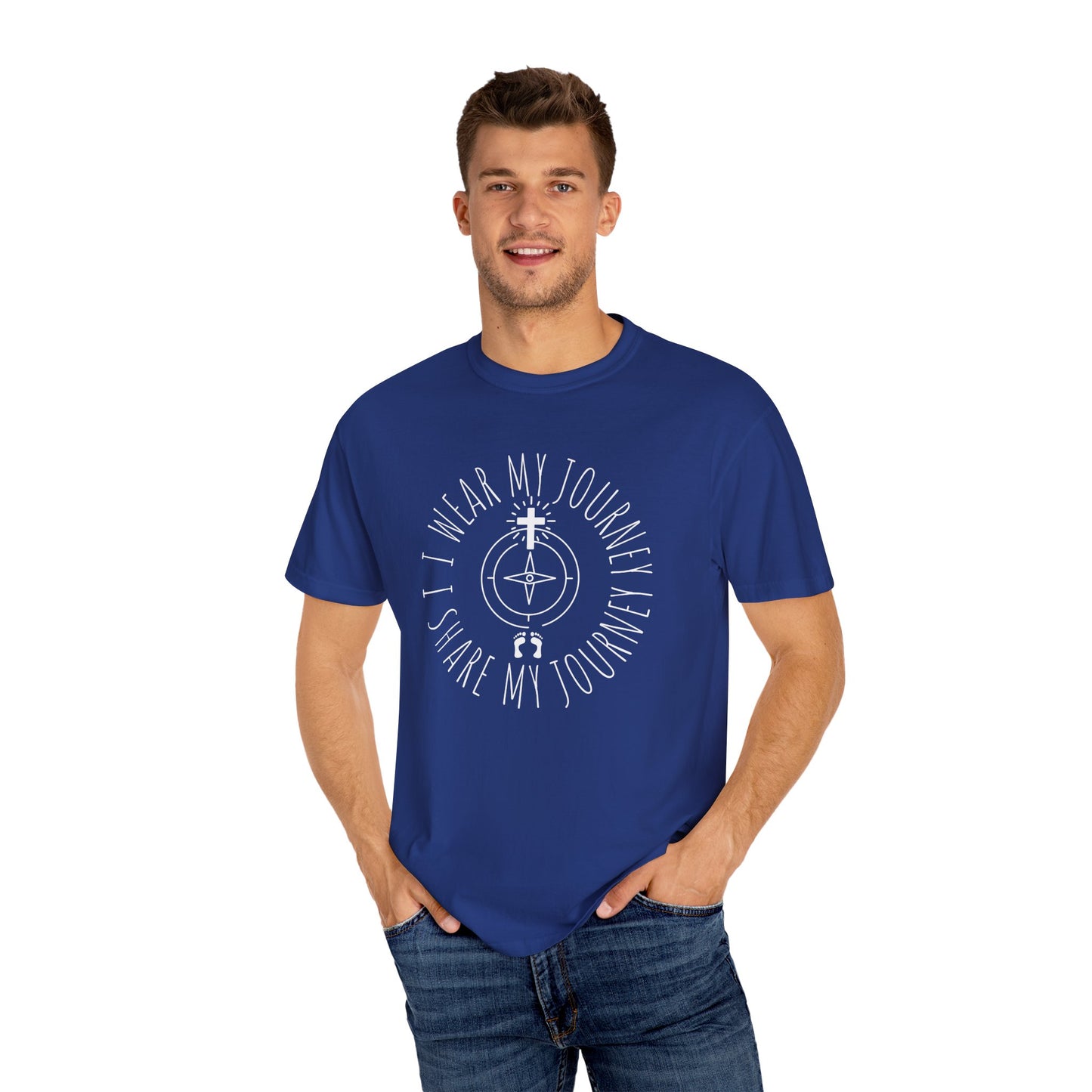 "Share My Journey" Unisex Tee – Purpose in Every Step
