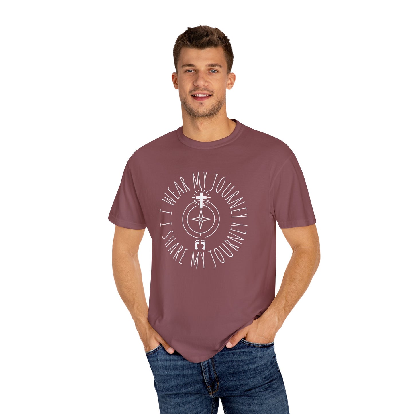 "Share My Journey" Unisex Tee – Purpose in Every Step