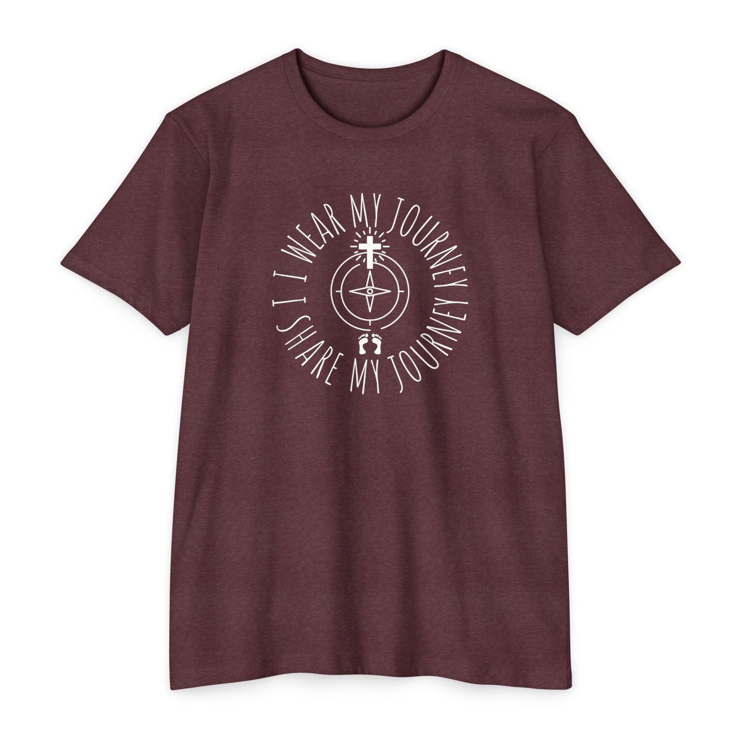 Wear My Journey – Men’s/Unisex Faith Statement Tee – Comfortable and Stylish, Casual Wear, Christian Apparel, Great for Gifts and Celebrations