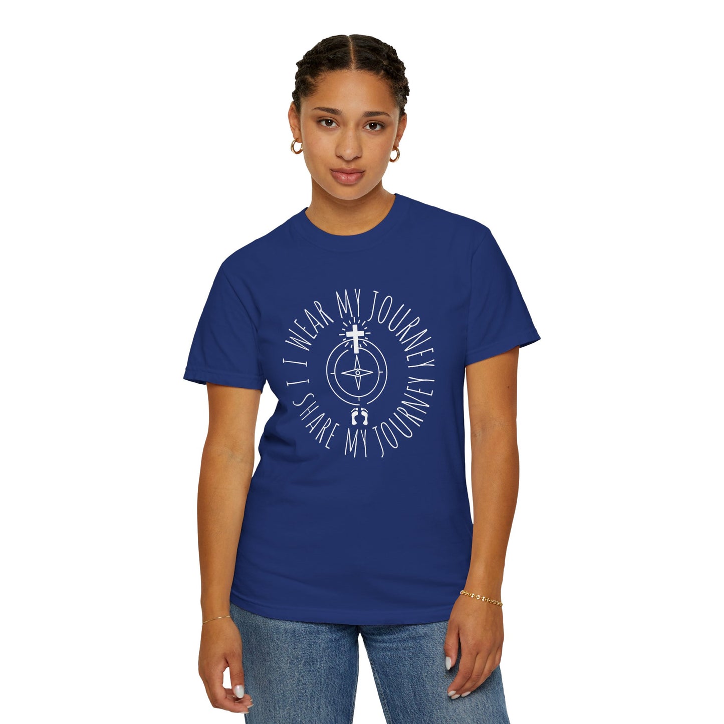 "Share My Journey" Unisex Tee – Purpose in Every Step