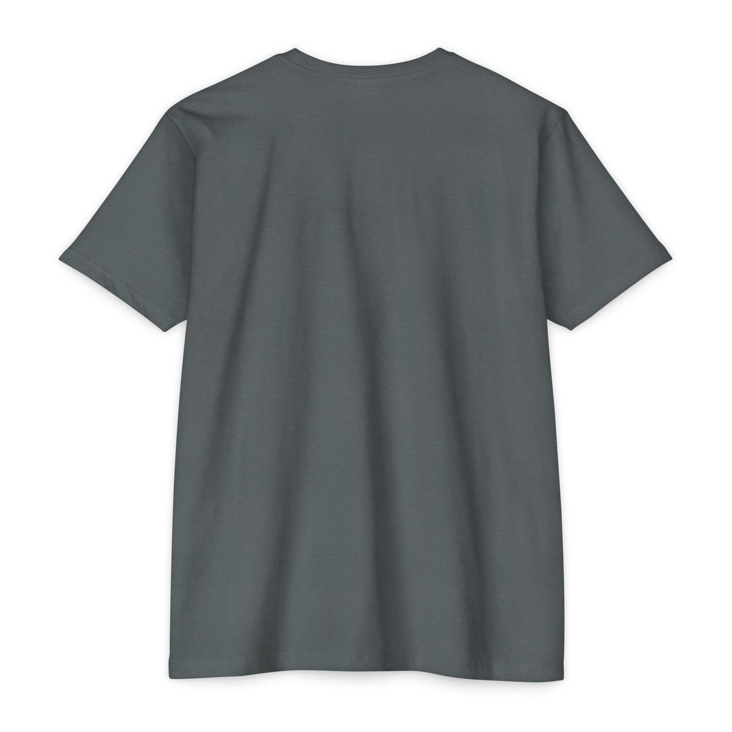 "I Follow Him" Unisex CVC Crew Tee – Faith in Motion Unisex - Comfortable and Stylish, Casual Wear, Christian Apparel, Great for Gifts and Celebrations